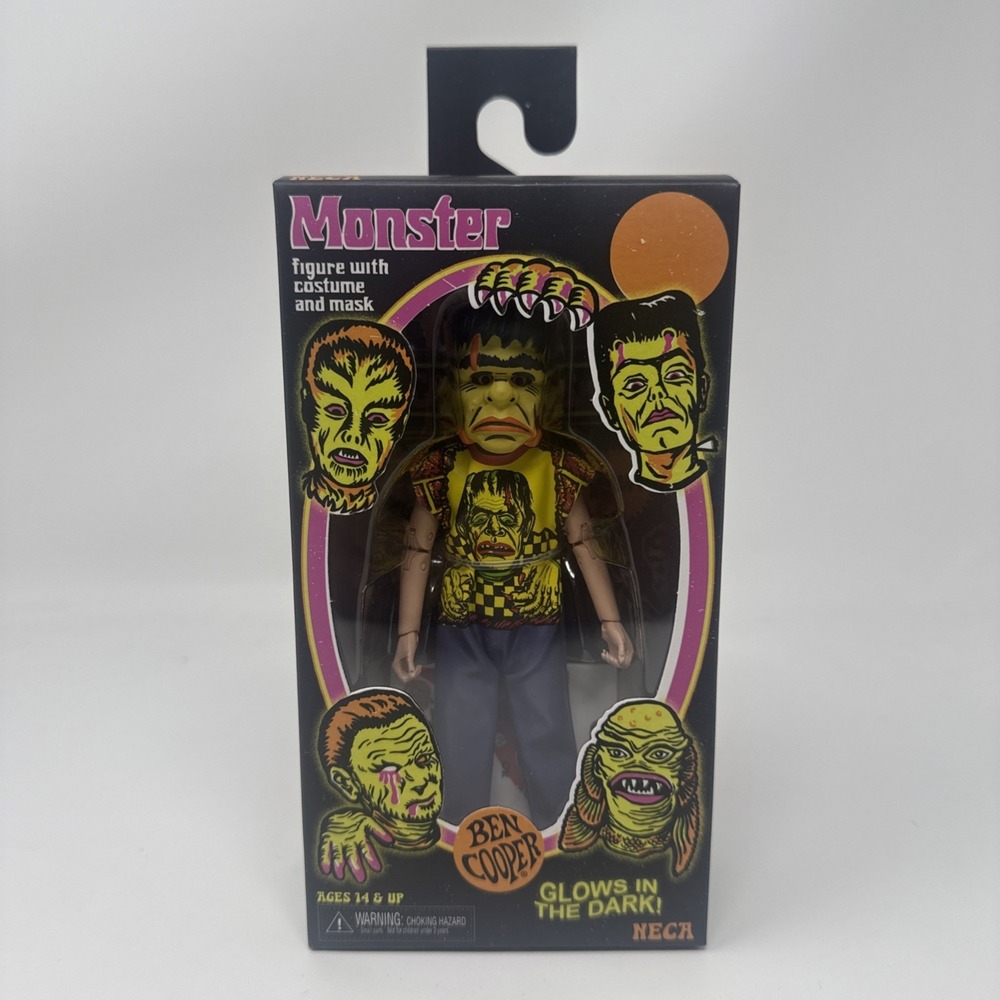 NECA * BEN COOPER Monster Series 1 GLOW IN THE DARK FRANKENSTEIN EX-04 NEW